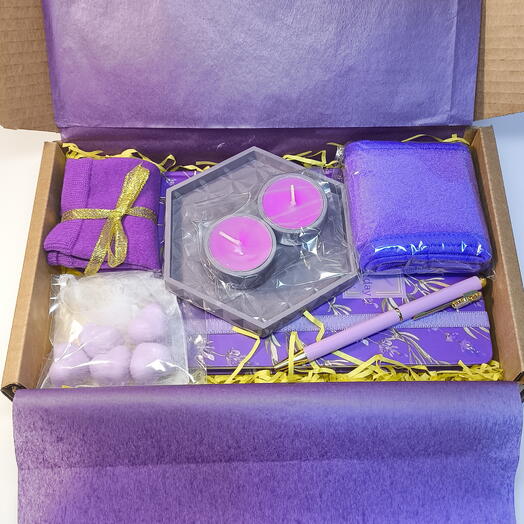 Фиолетовый подарочный набор