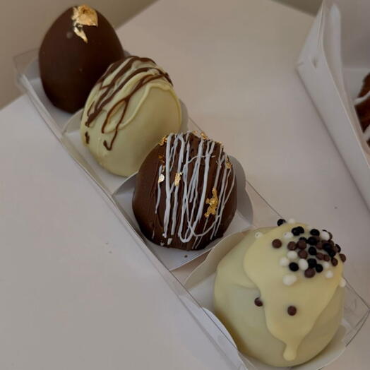 Chocolate covered balls