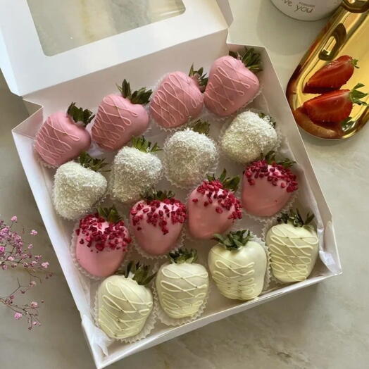 Клубника в белом шоколаде