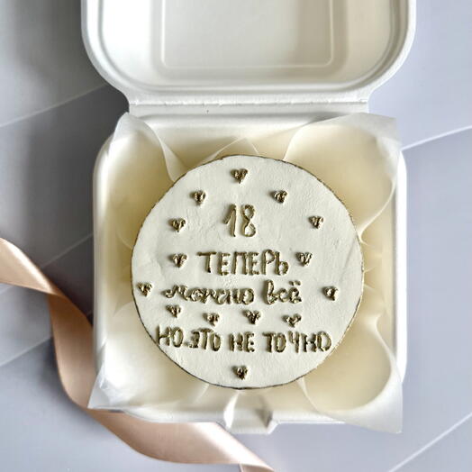 Бенто торт на 18 лет