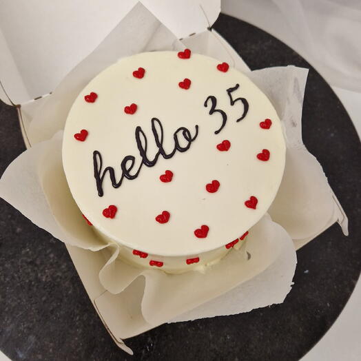 Hello 35 бенто торт