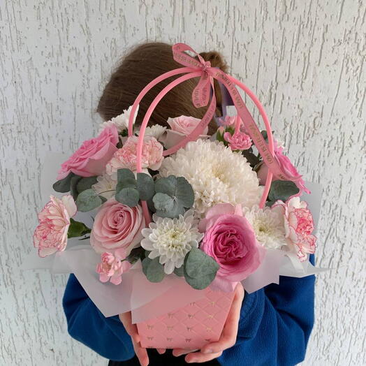 Композиция в розовых тонах