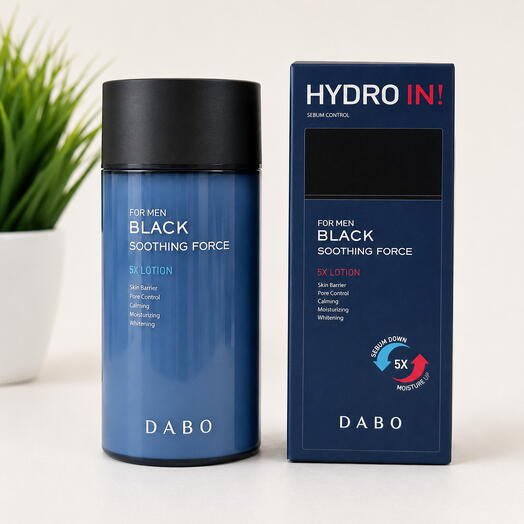 Мужской лосьон для лица DABO For Men Black Soothing Force 5X Lotion