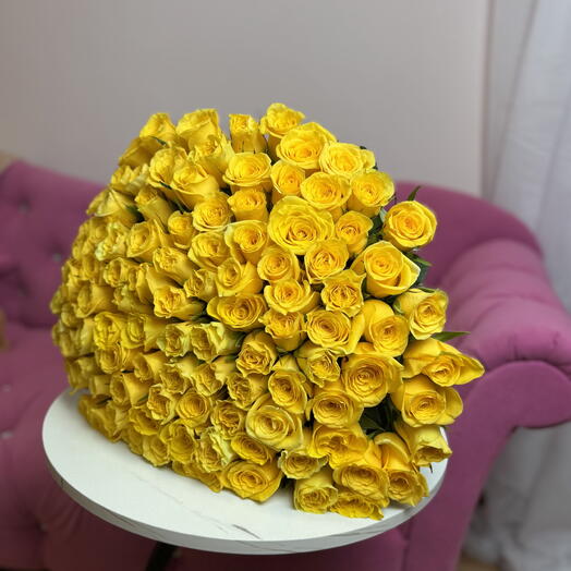 101 желтая роза 💛