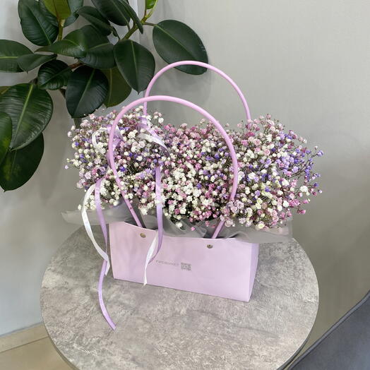 Фиолетовая сумочка гипсофил 💜