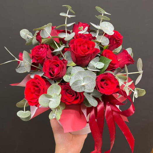 Композиция "Алая Симфония" 🌱🌹