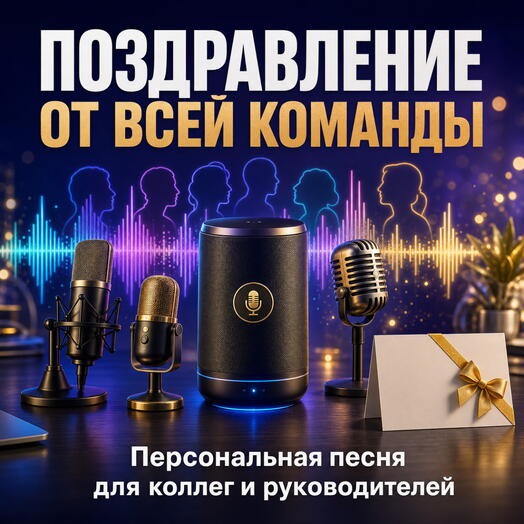Подарочный сертификат Песня на корпоратив