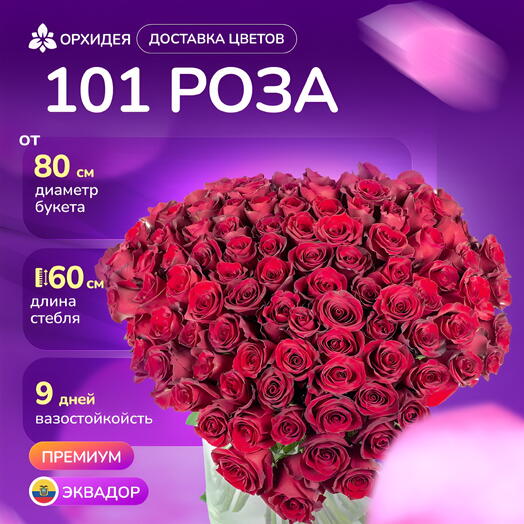 Букет 101 Роза "Сердце"