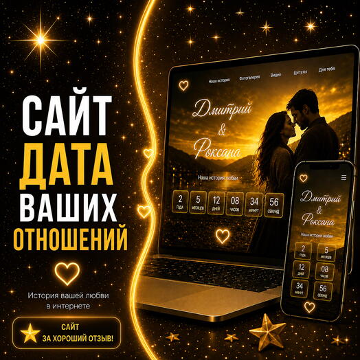 Сайт в подарок - за отзыв
