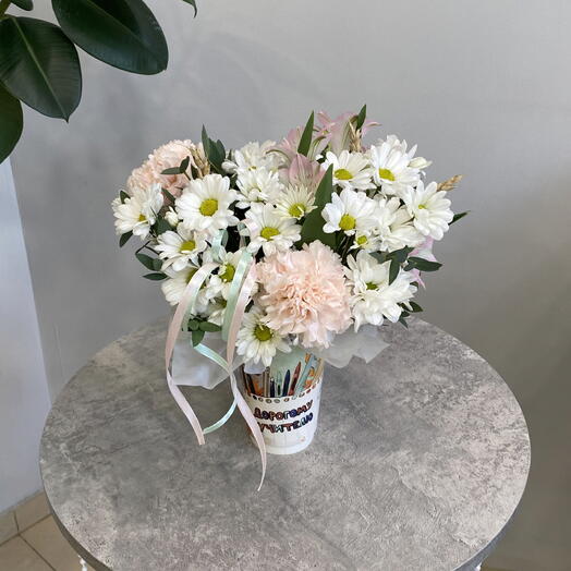 Стаканчик - комплимент дорогому учителю🌸