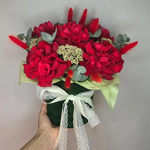 Французская роза в коробке