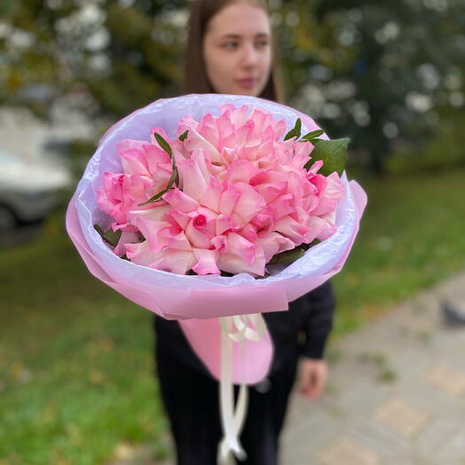 Моно букет из французских роз