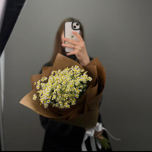 Танацетум (ромашки) в крафте🌼