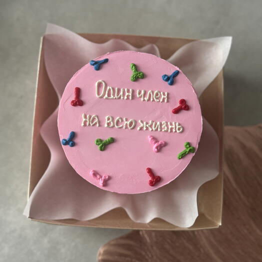 Бенто торт на девичник 18+