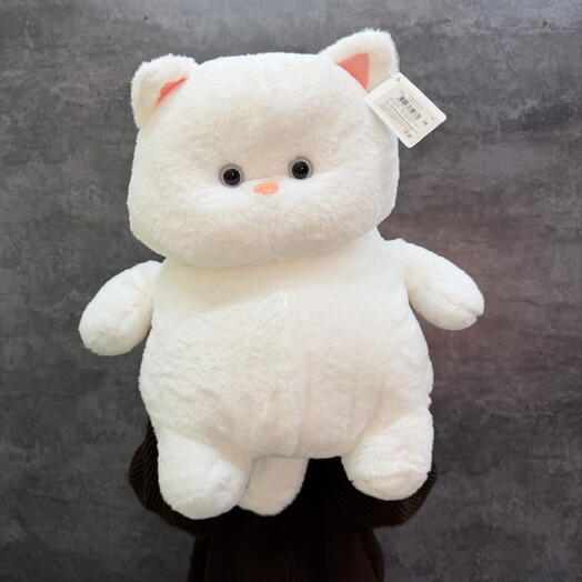 Мягкая игрушка Кот белый