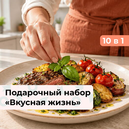 10 в 1 Вкусная жизнь. Подарочный набор кулинарных программ