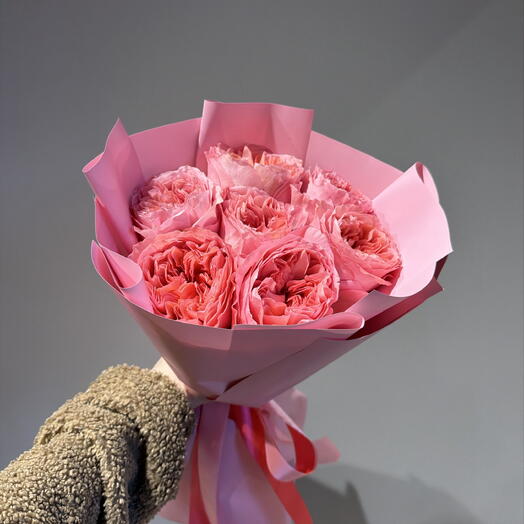 Букет из яркой розы💕🌸