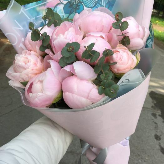 ✅Букет из 9 пионов