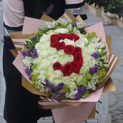 Roses 51 pcs.,with VIP decoration
