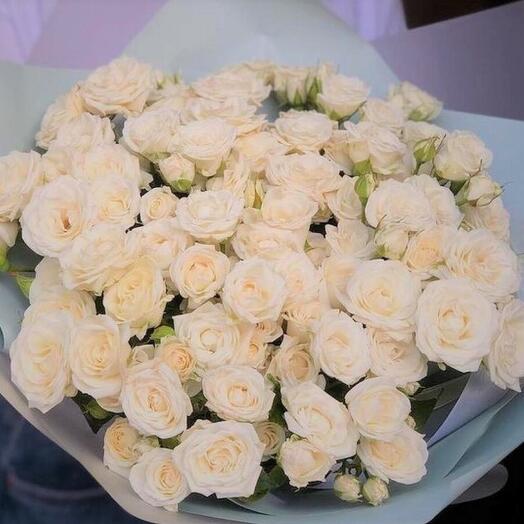 65 white roses