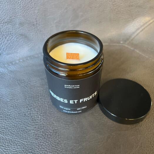 Velas perfumadas para el hogar "hojas de grosella"