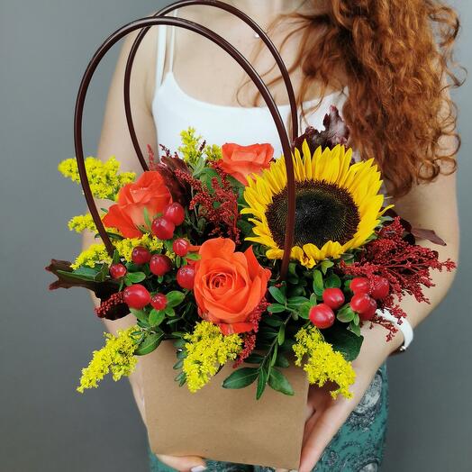 Flowers in a box Autumn melody
