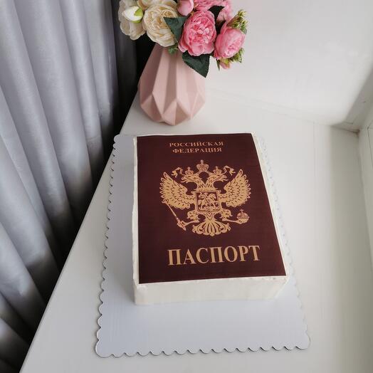 Торт "Паспорт"