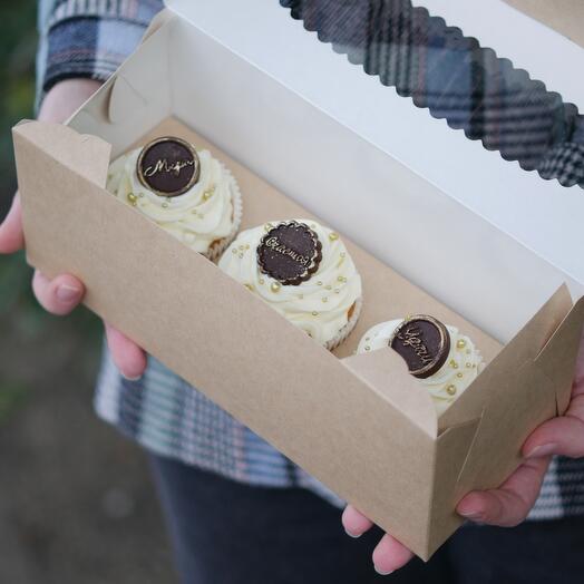 Ванильные капкейки с ягодным конфитюром (Box3)