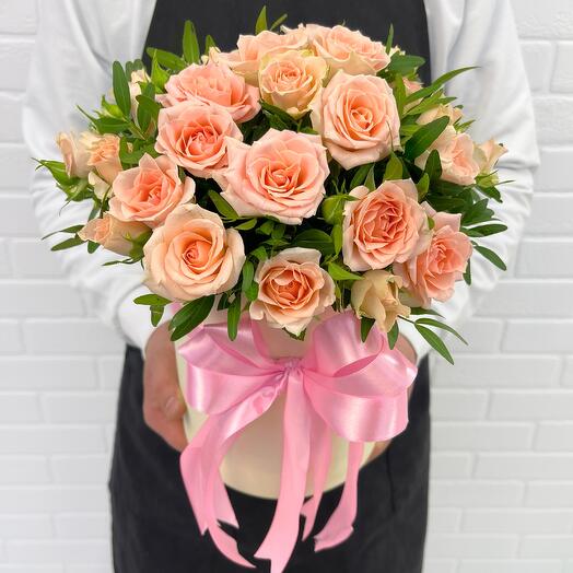 Cajas de flores. Rosas arbustivas. N417