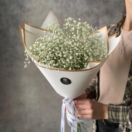 Ramo con gypsophila