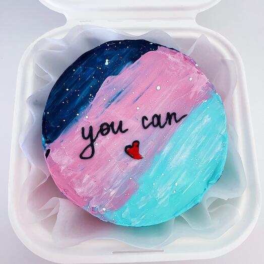 Бенто торт  «you can» космос