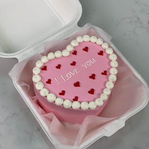 Торт бенто-сердце