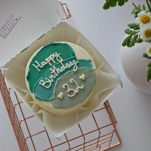 Бенто торт на день рождения hb "Happy birthday"