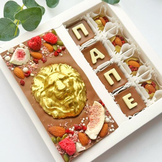 Set de chocolate para papá