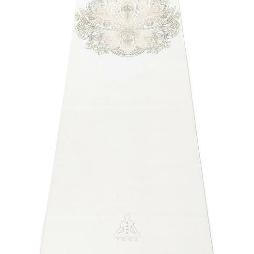 Коврик для йоги White Dragon Limited Edition Ramayoga из замши и каучука