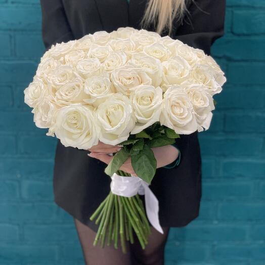 Ramo de 39 rosas blancas
