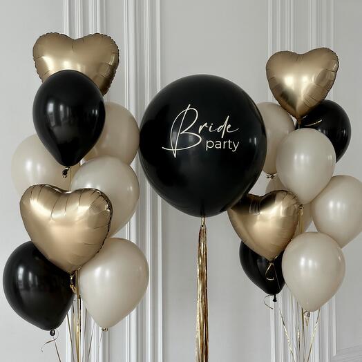 A set of Balls for a bachelorette party