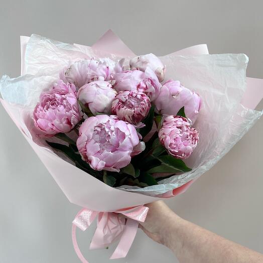Pink peonies