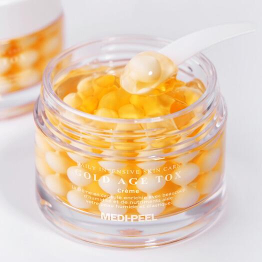 Crema antienvejecimiento con extracto de gusano de seda de oro Medi-Peel Gold Age Tox Cream