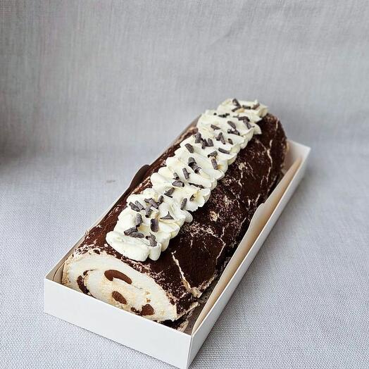 Меренговый рулет Тирамису