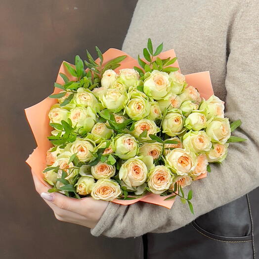 Bouquet of roses Pavlova 9pcs