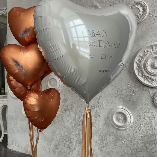 Fóliaszívek készlete