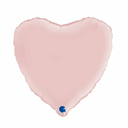 Zərif çəhrayı folyo ürək