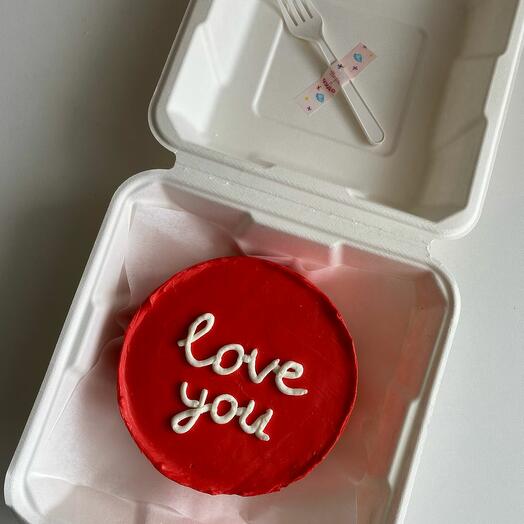 Бенто-торт Love you