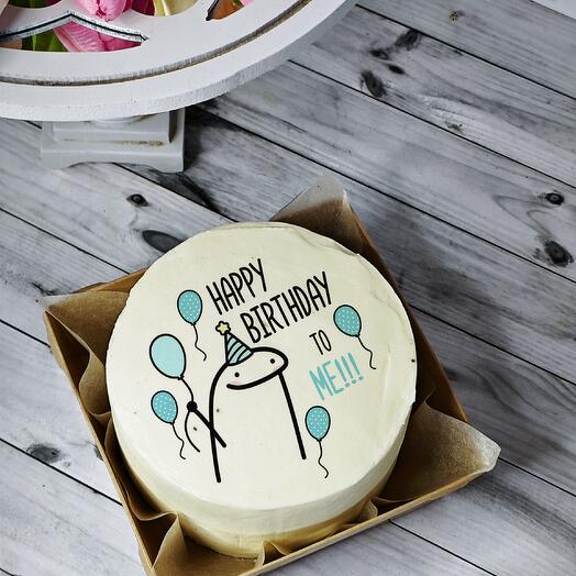 Бенто торт Happy birthday to me, прикол, чудик, в подарок