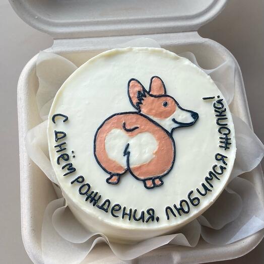 Бенто-торт 11. С днем рождения жопка
