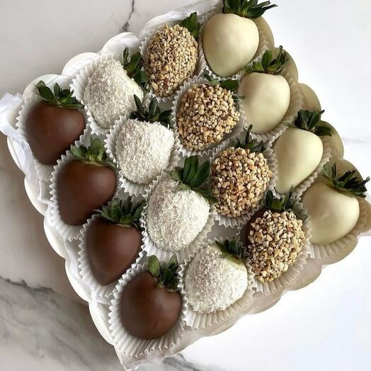 Клубника в шоколаде 16 шт
