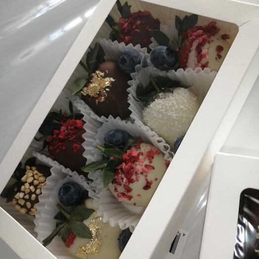 Fresas cubiertas de chocolate