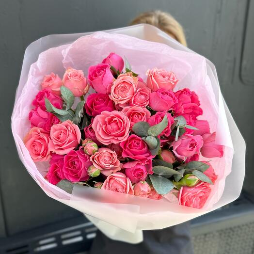 Микс пионовидных роз 💕