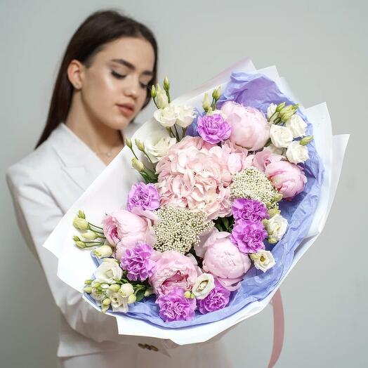 Букет с пионами 💕